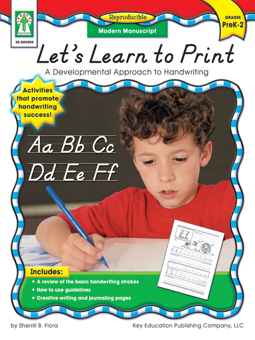 Title details for Let's Learn to Print, Modern Manuscript by Sherrill B. Flora - Available